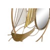 Dekoratyvinė figūrėlė DKD Home Decor Veidrodis Auksinis Metalinis Viduržemio (53 x 9 x 67 cm)