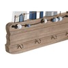 Wall mounted coat hanger DKD Home Decor Puu MDF (34,5 x 1,5 x 21,5 cm)
