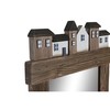 Sienas spogulis DKD Home Decor Brūns Verouderde afwerking 40 x 9 x 68 cm