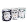 Žvakė DKD Home Decor Mėlyna Vaškas Stiklas 17 x 5 x 6 cm (3 vnt.)