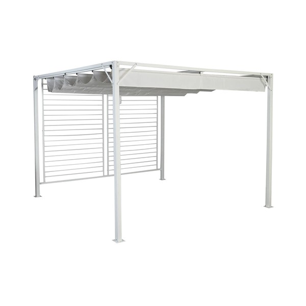 Pergola DKD Home Decor White 296 x 296 x 225 cm Steel