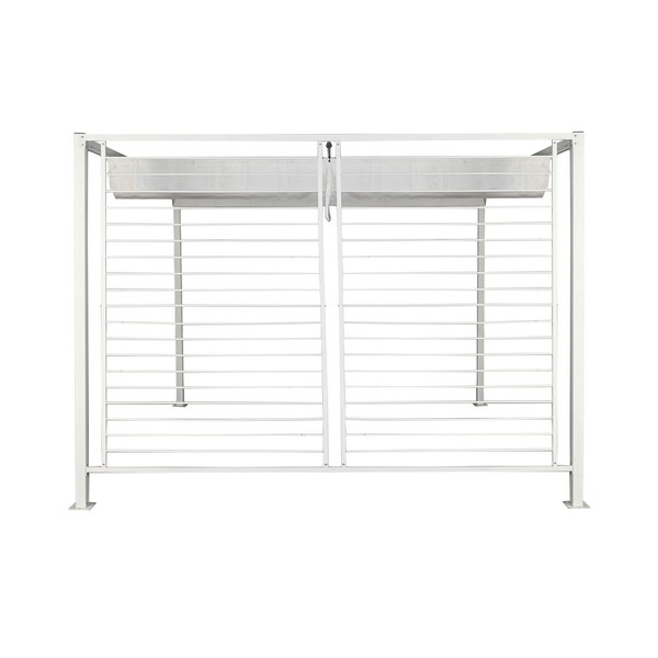 Пергола DKD Home Decor Белый 296 x 296 x 225 cm Сталь