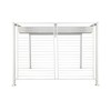 Pavėsinė pergola DKD Home Decor Balta 296 x 296 x 225 cm Plienas