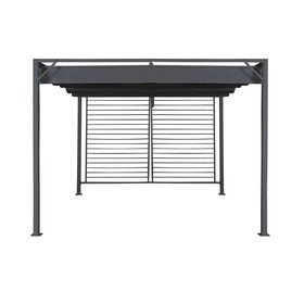 Pavėsinė pergola DKD Home Decor Pilka 300 x 300 x 230 cm Plienas