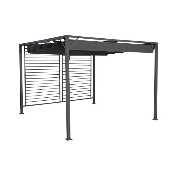 Пергола DKD Home Decor Серый 300 x 300 x 230 cm Сталь