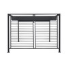 Pavėsinė pergola DKD Home Decor Pilka 300 x 300 x 230 cm Plienas