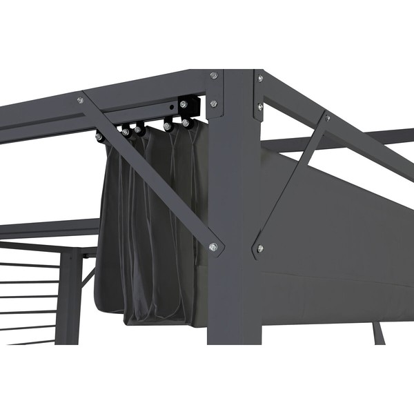 Pergola DKD Home Decor Harmaa 300 x 300 x 230 cm Teräs