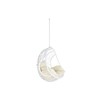 Подвесное садовое кресло DKD Home Decor 90 x 70 x 110 cm Металл синтетический ротанг Белый