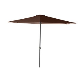 Umbrella DKD Home Decor Brown Black 270 x 270 x 250 cm 270 x 270 x 225 cm