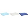 Floor cushion DKD Home Decor Blue Navy Blue Greige 110 x 78 x 12 cm (3 Units)