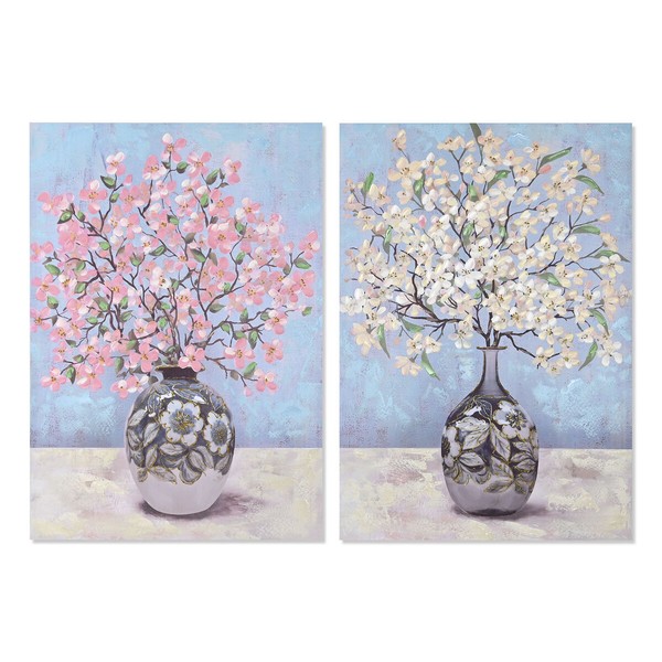 Canvas DKD Home Decor Canvas Koks MDF 70 x 3 x 100 cm