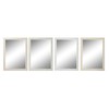 Sieninis veidrodis DKD Home Decor Dramblio kaulas 70 x 2 x 97 cm (4 vnt.)