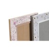 Kuvakehys DKD Home Decor Sininen Valkoinen Harmaa Kameli Vaaleanpunainen PVC Alumiini (2 osaa)