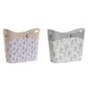 Magazine rack DKD Home Decor White Grey Lilac Light Pink Polyurethane 39 x 21 x 34 cm (2 Units)