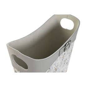 Žurnalų laikiklis DKD Home Decor Balta Pilka Alyvinė Šviesiai rožinis Poliuretanas 39 x 21 x 34 cm (2 vnt.)
