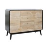 Sideboard DKD Home Decor Black Wood 120 x 40 x 90 cm