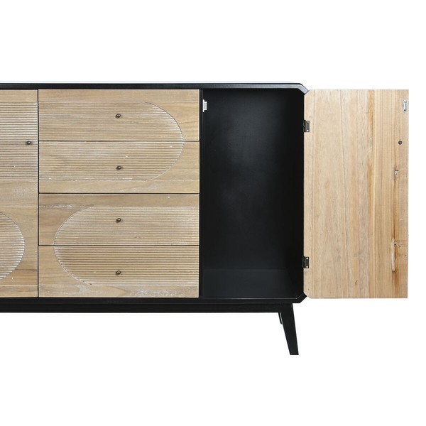 Bufete DKD Home Decor Melns Koks 120 x 40 x 90 cm
