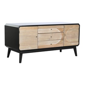 TV furniture DKD Home Decor 120 x 50 x 58 cm Black Wood