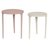 Набор из двух столиков DKD Home Decor Бежевый Розовый 40 x 40 x 50 cm