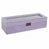 Lādīte DKD Home Decor 8424001859894 33 x 11 x 9 cm Stikls Ceriņš Poliuretāns