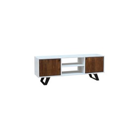TV-kalusteet DKD Home Decor Valkoinen 135 x 35 x 40 cm Metalli Mangopuu