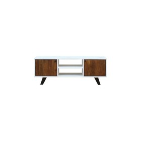 TV-kalusteet DKD Home Decor Valkoinen 135 x 35 x 40 cm Metalli Mangopuu