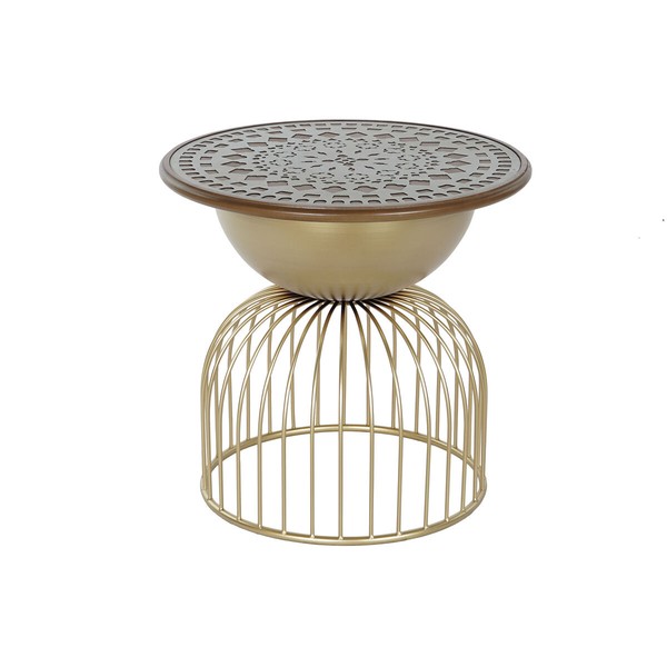 Mazs galdiņš DKD Home Decor 55,5 x 55,5 x 53 cm Egle Metāls