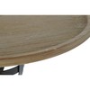Sivupöytä DKD Home Decor Kuusi Musta Metalli 60 x 60 x 63,5 cm