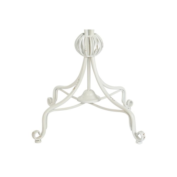Šoninis staliukas DKD Home Decor 81 x 81 x 81,5 cm Metalinis Balta