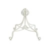 Šoninis staliukas DKD Home Decor 81 x 81 x 81,5 cm Metalinis Balta