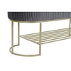 Банкетка DKD Home Decor Серый Позолоченный Металл 120 x 40 x 45 cm