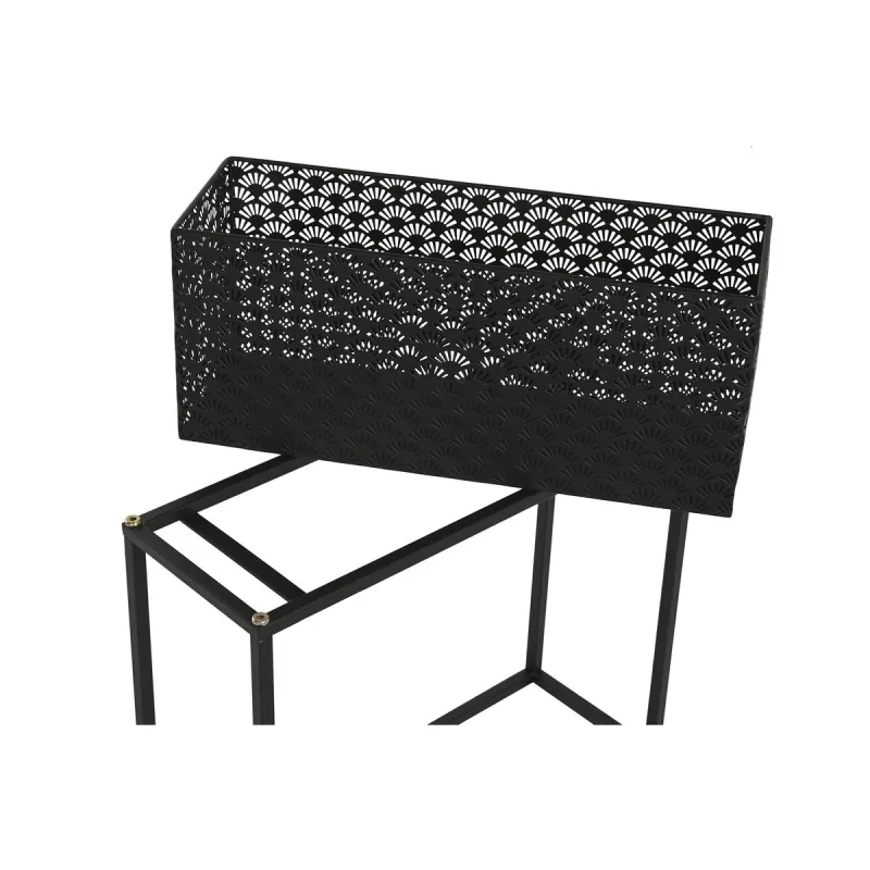 stādītāju komplekts DKD Home Decor 60 x 22 x 70 cm Melns Metāls