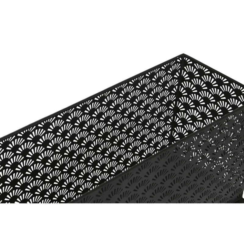 stādītāju komplekts DKD Home Decor 60 x 22 x 70 cm Melns Metāls