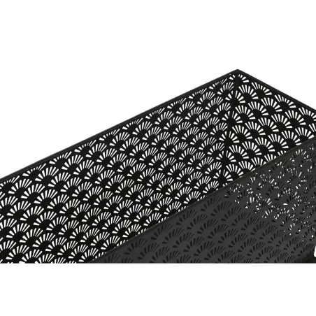 stādītāju komplekts DKD Home Decor 60 x 22 x 70 cm Melns Metāls