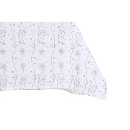 Staltiesė ir servetėlės DKD Home Decor 150 x 150 x 0,5 cm Mėlyna Ruda Balta (2 vnt.)