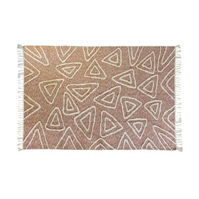 Kilimas DKD Home Decor Rožinė Degtas molis Balta Kutai Miesto (160 x 230 x 1 cm)