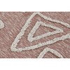 Ковер DKD Home Decor Розовый терракот Белый бахрома город (160 x 230 x 1 cm)