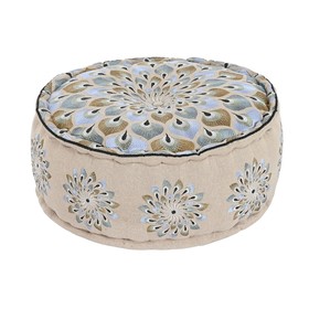 Fotelis DKD Home Decor Mėlyna Rusvai gelsva