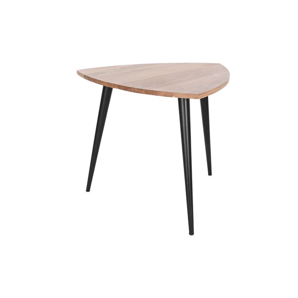 Centrinis stalas DKD Home Decor Metalinis Akacija 90 x 90 x 76 cm