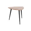 Кофейный столик DKD Home Decor Металл древесина акации 90 x 90 x 76 cm