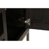 Televizoriaus baldai DKD Home Decor 140 x 40 x 55 cm Juoda Metalinis Akacija
