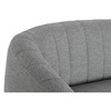 Dīvāns DKD Home Decor Melns Pelēks Putas Koks Metāls Samts Scandi 129 x 75 x 73 cm