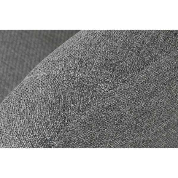 Dīvāns DKD Home Decor Melns Pelēks Putas Koks Metāls Samts Scandi 129 x 75 x 73 cm