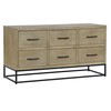 Indauja DKD Home Decor Juoda Natūralus Metalinis Medžio MDF 120 x 40 x 64 cm