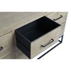 Indauja DKD Home Decor Juoda Natūralus Metalinis Medžio MDF 120 x 40 x 64 cm
