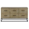 Indauja DKD Home Decor Juoda Natūralus Metalinis Medžio MDF 120 x 40 x 64 cm