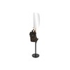 Skrybėlių stovas Home ESPRIT Juoda Natūralus Medžio Metalinis Scandi 33 x 33 x 185 cm