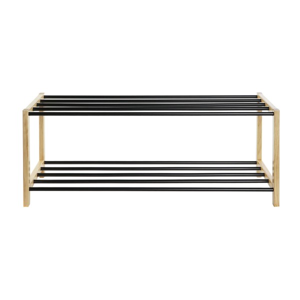 Apavu plaukts Home ESPRIT Melns Dabisks 80 x 31 x 32 cm