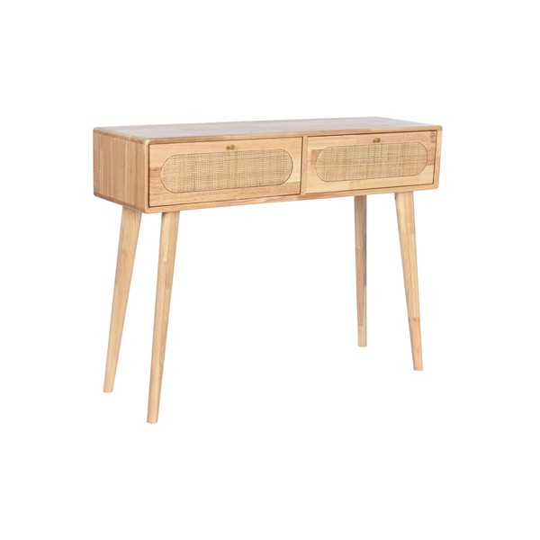 Console DKD Home Decor Metāls Kaučuka koks 100 x 30 x 78 cm