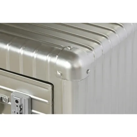 Spintelė Home ESPRIT Sidabras Metalinis Medžio MDF 46 x 39 x 63 cm
